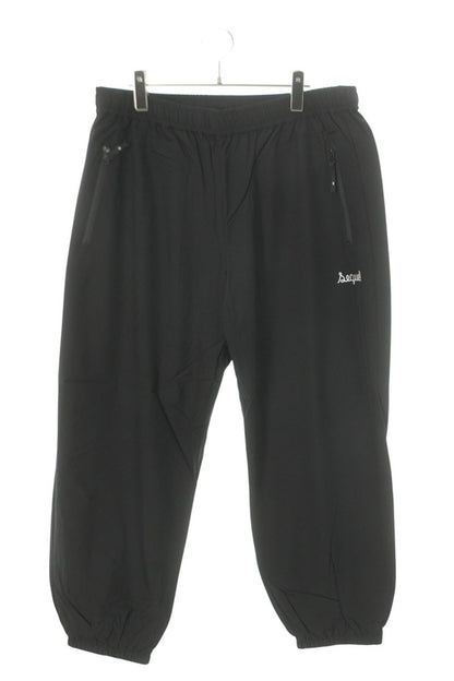 SEQUEL 25SS Logo Embroidered Nylon Pants Black Size 36