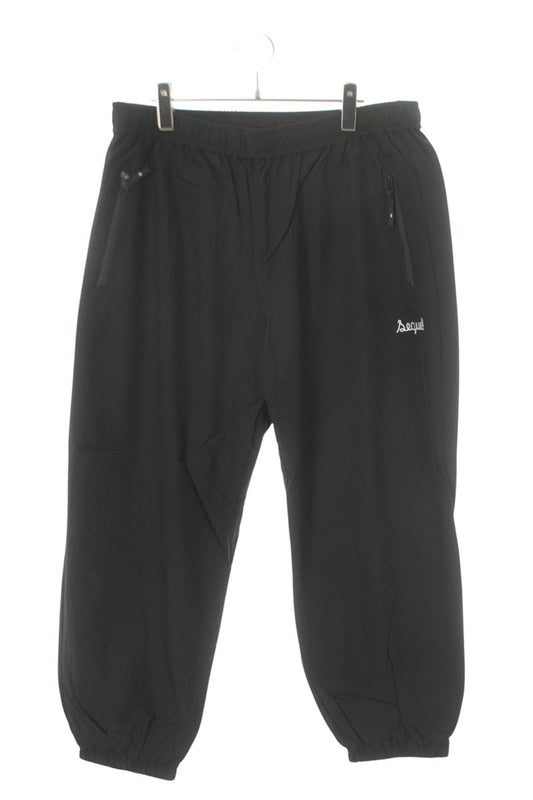 SEQUEL 25SS Logo Embroidered Nylon Pants Black Size 36