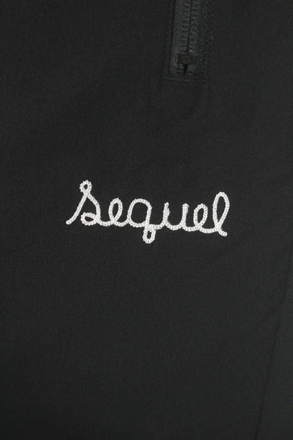 SEQUEL 25SS Logo Embroidered Nylon Pants Black Size 36