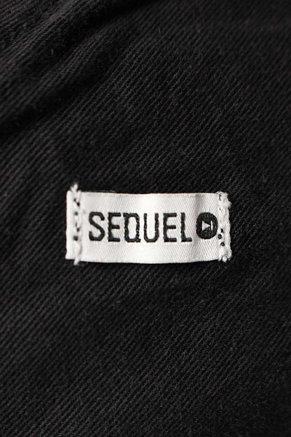 SEQUEL 25SS Distressed Carpenter Pants Black Size 34