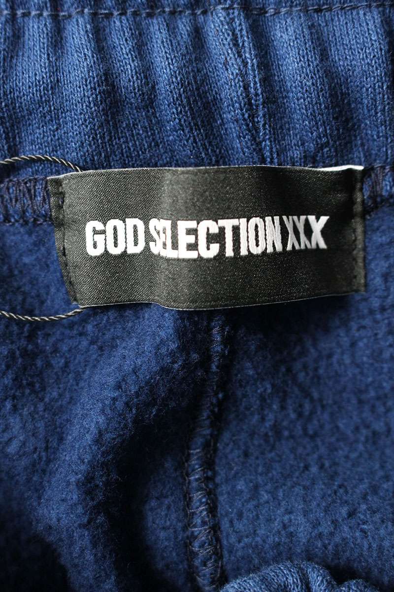 GOD SELECTION XXX Cotton Sweatpants Blue Size 30