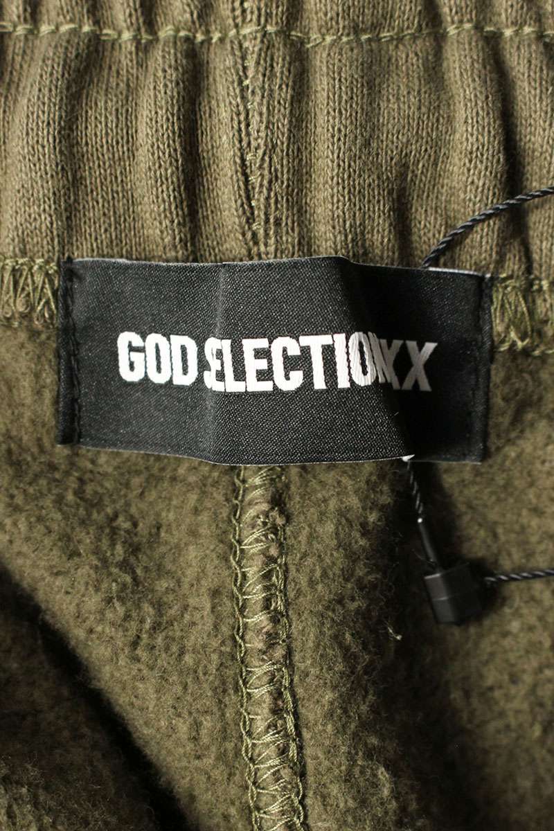 GOD SELECTION XXX Cotton Sweatpants Olive Green Size 30