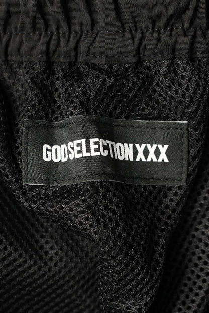 GOD SELECTION XXX Nylon Track Pants Black Size 32