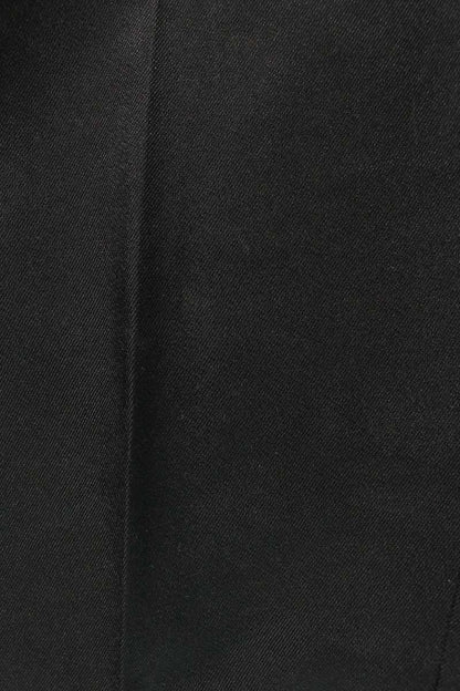 NEAT 2-Pleat Belted Tapered Slacks Black Size 30