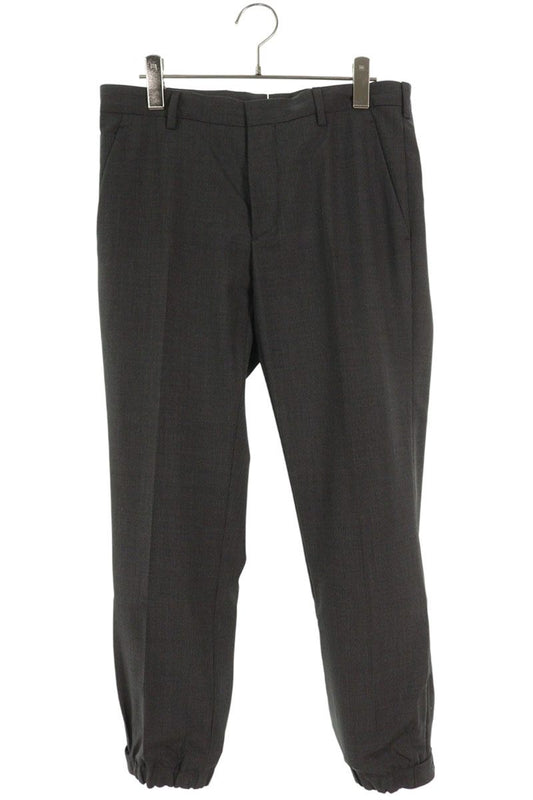 Prada Gray Wool Stripe Slacks Button-Fly Size 32
