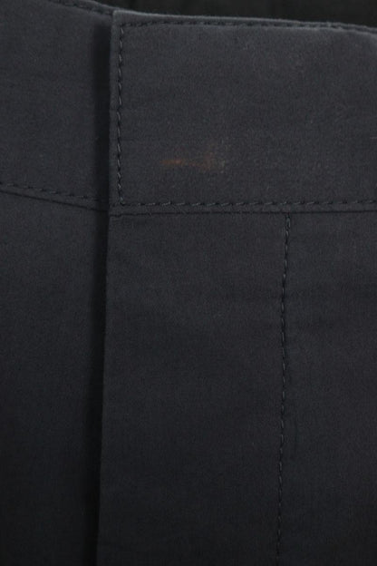 Prada Gray Cotton Button Fly Trousers Size 32