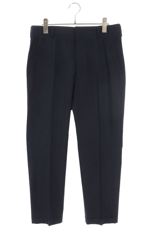Prada Dark Navy Cotton Button Fly Trousers Size 32