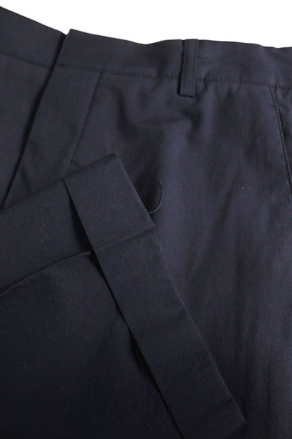 Prada Dark Navy Cotton Button Fly Trousers Size 32