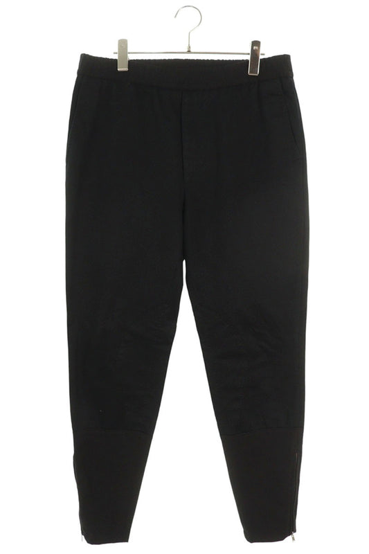 GUCCI 546443 Z3786 Cotton Hem Zip Easy Pants Black Size 33