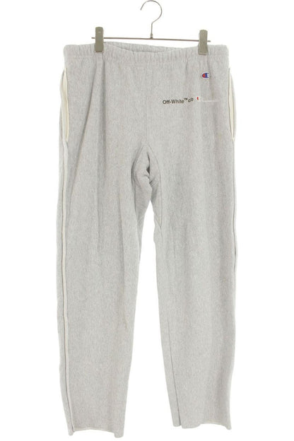 OFF-WHITE x Champion Cut-Off Sweatpants Gray Size 30