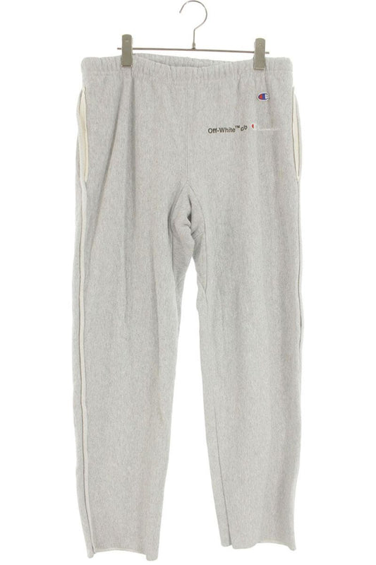 OFF-WHITE x Champion Cut-Off Sweatpants Gray Size 30