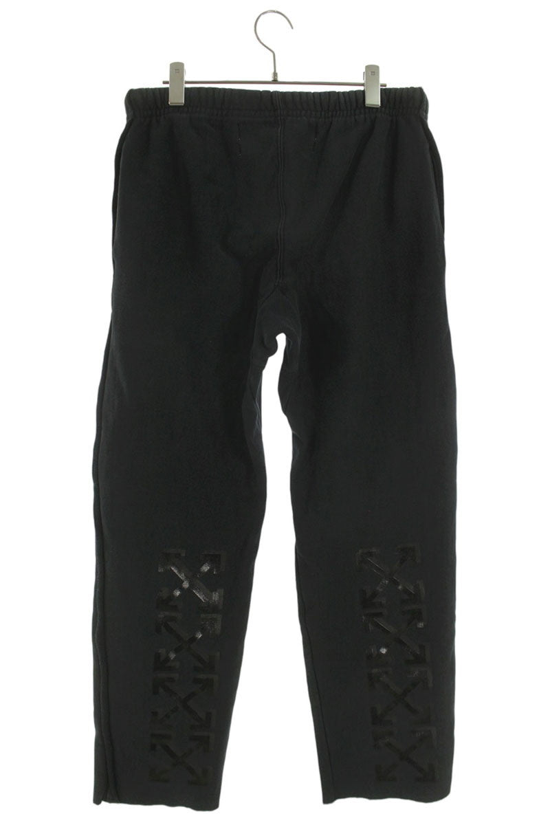 OFF-WHITE x Champion Cut-Off Sweatpants Black Size 30