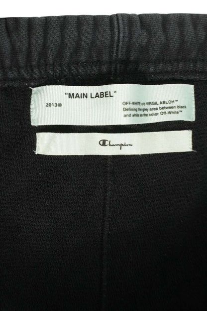 OFF-WHITE x Champion Cut-Off Sweatpants Black Size 30