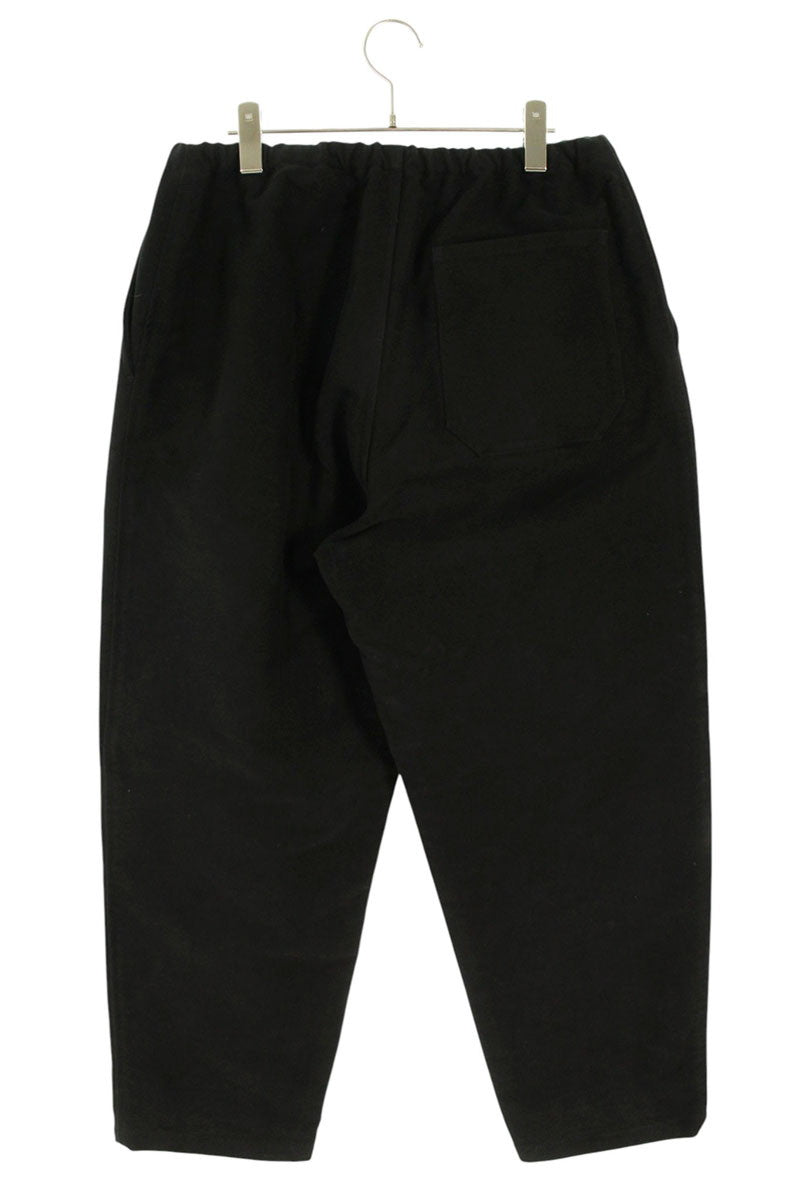 COMOLI AW25 Moleskin Drawstring Long Pants Black Size 32