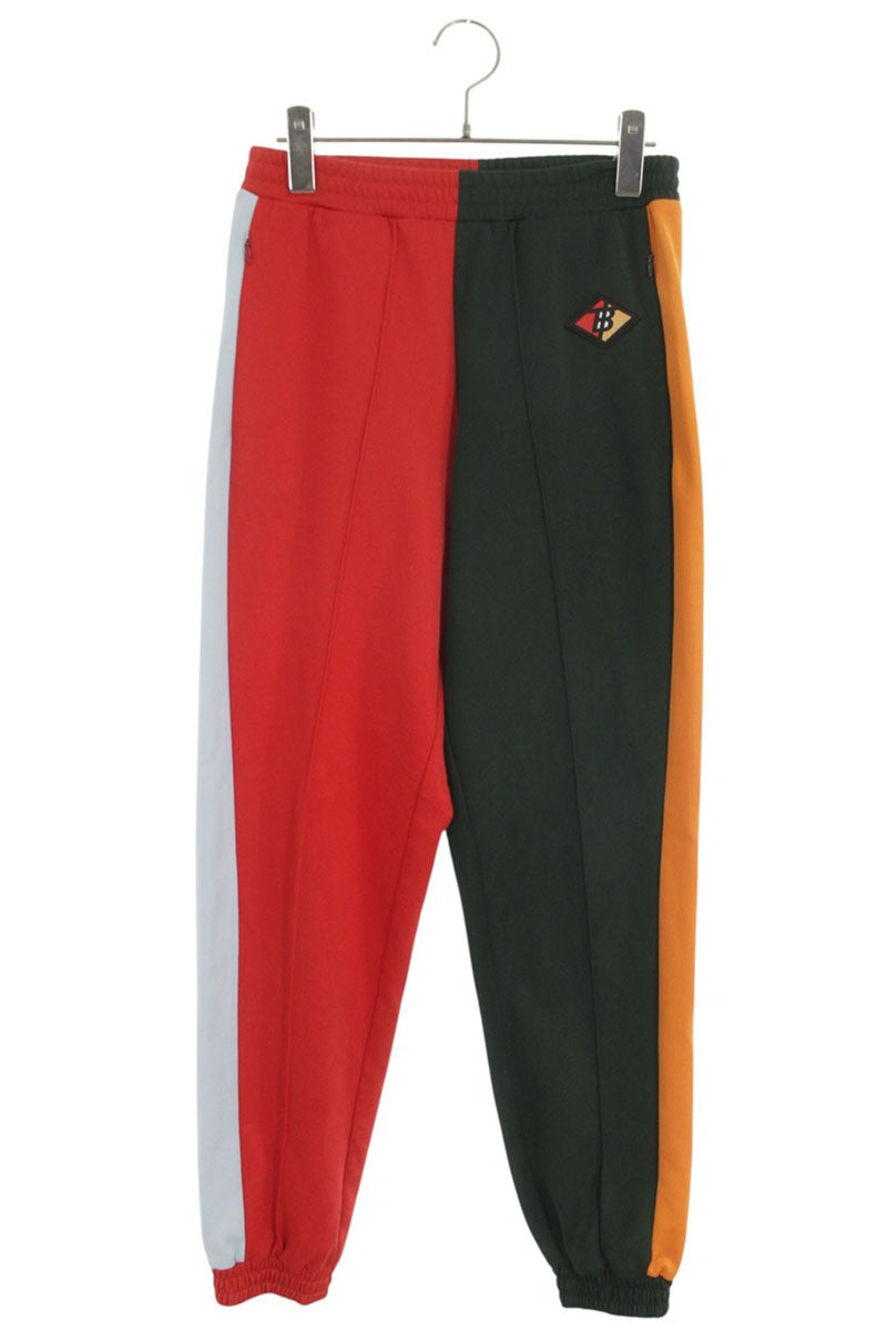 Burberry Red Black Cotton Blend Long Pants Size 28
