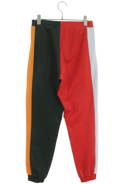 Burberry Red Black Cotton Blend Long Pants Size 28