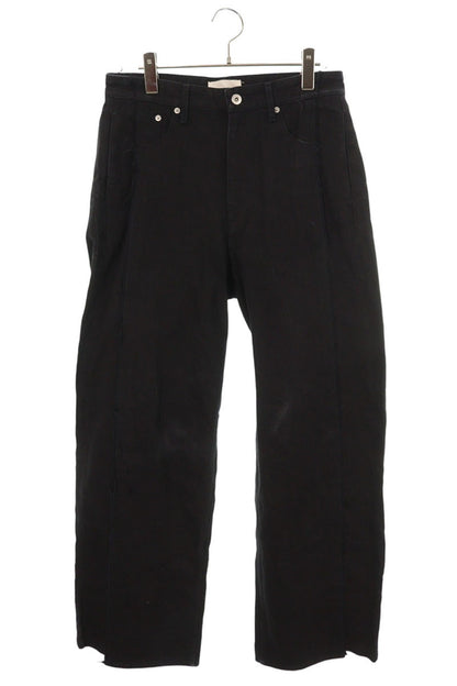 Vuja De AMALIA WIDE-LEG RAW DENIM Black Size 32