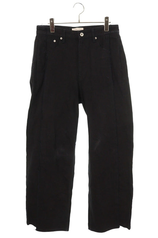 Vuja De AMALIA WIDE-LEG RAW DENIM Black Size 32