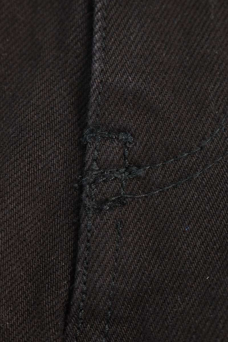 Vuja De AMALIA WIDE-LEG RAW DENIM Black Size 32