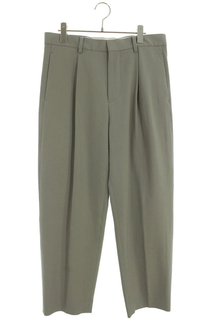 SOPHNET Wool Single Pleat Slacks Green Size 32