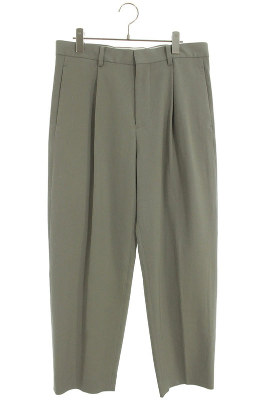 SOPHNET Wool Single Pleat Slacks Green Size 32