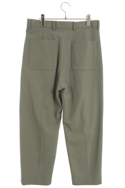 SOPHNET Wool Single Pleat Slacks Green Size 32