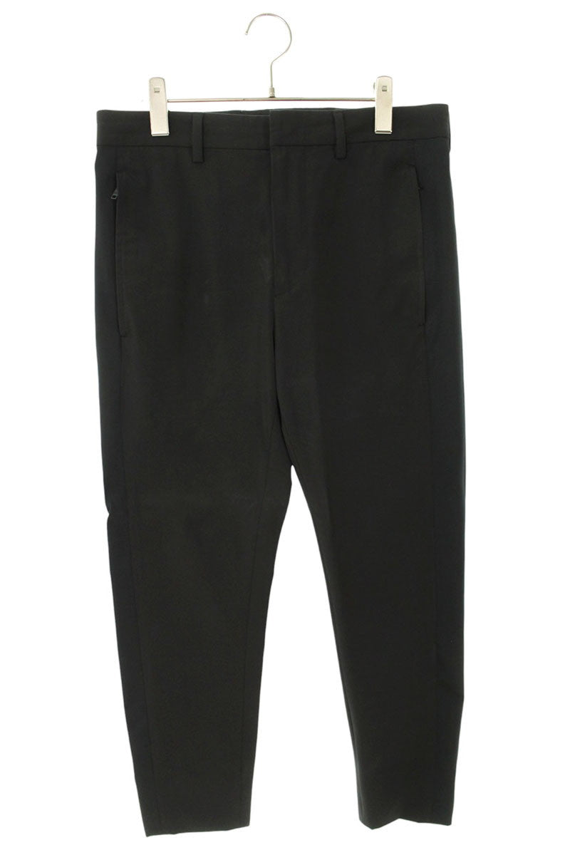 Prada Black Stretch Polyester Trousers Size 32