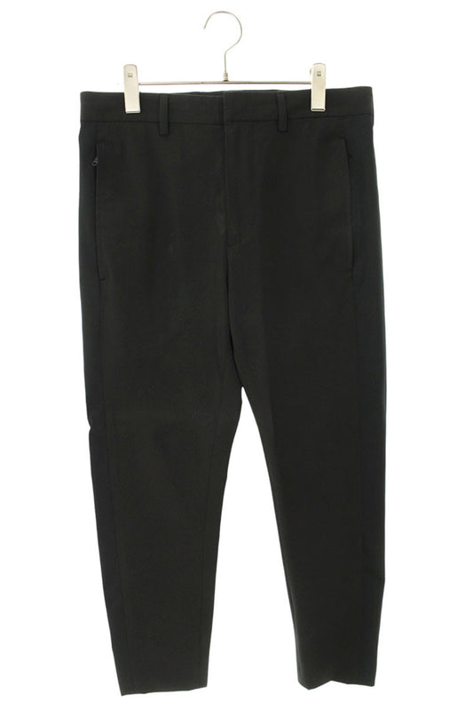 Prada Black Stretch Polyester Trousers Size 32
