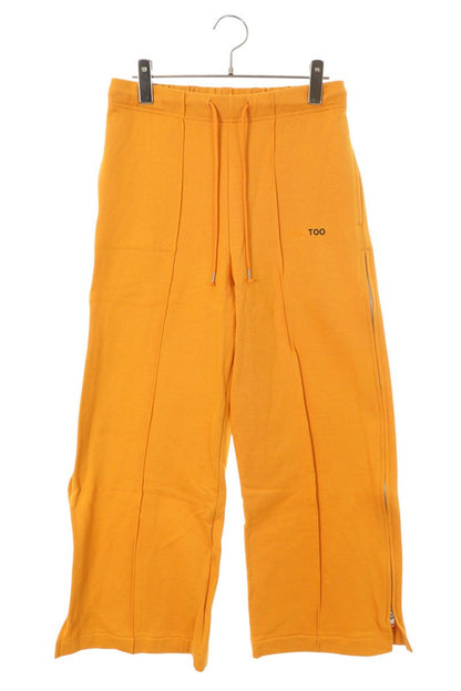 TOGA Cotton Wide Sweatpants Orange Size 28