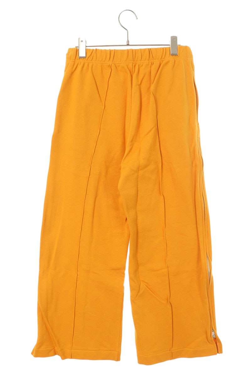 TOGA Cotton Wide Sweatpants Orange Size 28