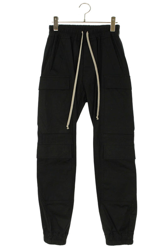 Rick Owens TE Cargo Long Pants Black Size 44
