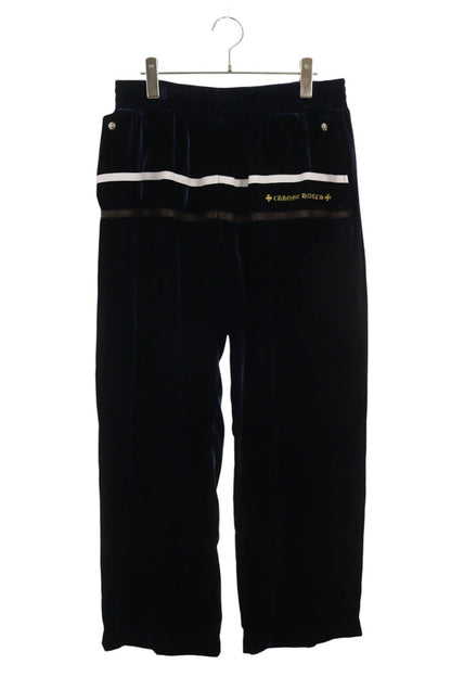 Chrome Hearts VELVET TRACKSUIT PANTS Navy Size 34
