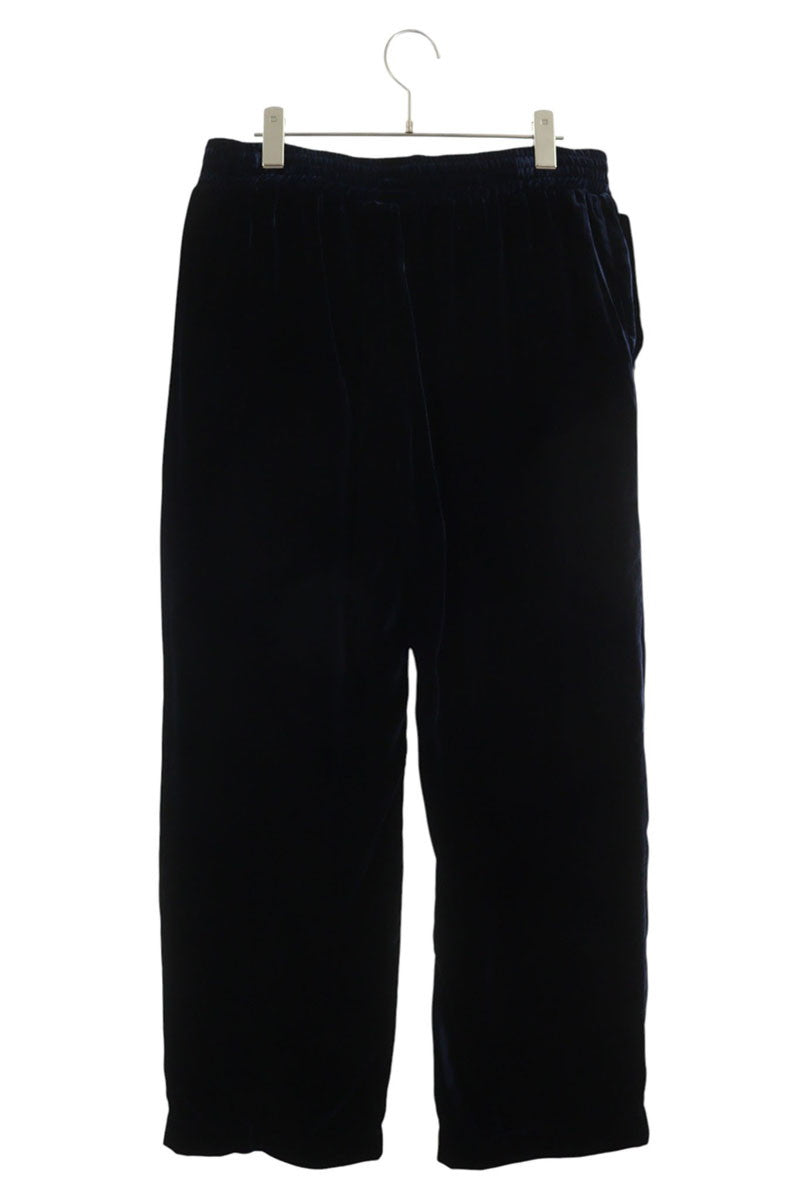 Chrome Hearts VELVET TRACKSUIT PANTS Navy Size 34