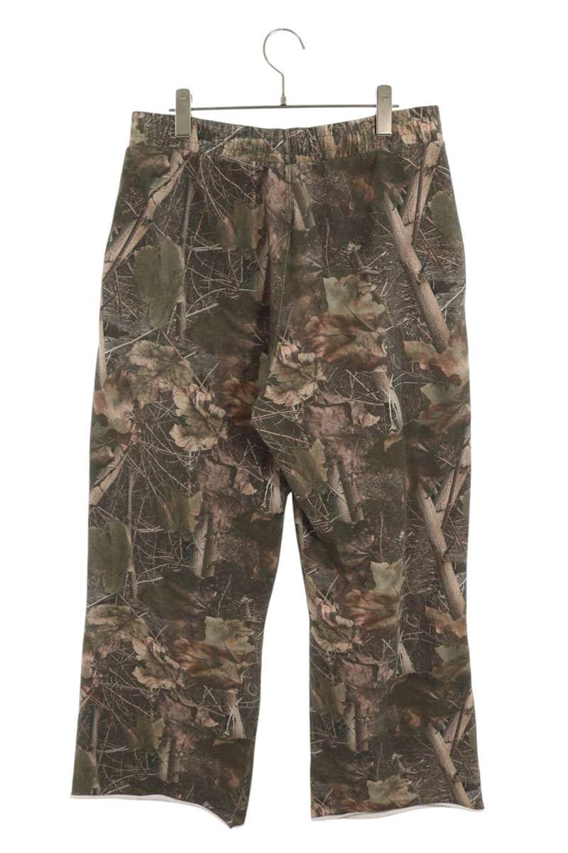 JADED LONDON Cotton Leaf Print Sweatpants Green Size 28