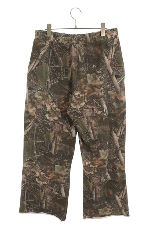 JADED LONDON Cotton Leaf Print Sweatpants Green Size 28