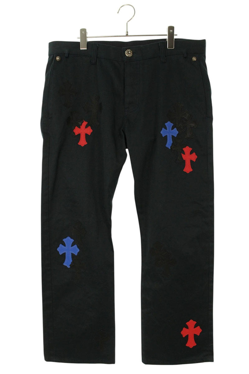 Chrome Hearts Multi-Color Cross Patch Chinos Size 36