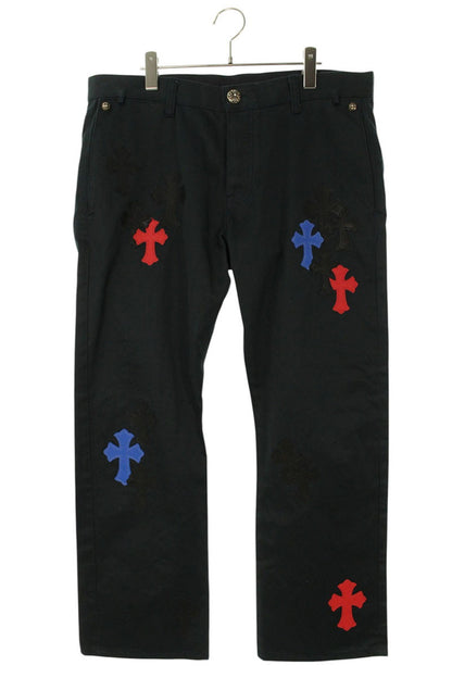 Chrome Hearts Multi-Color Cross Patch Chinos Size 36