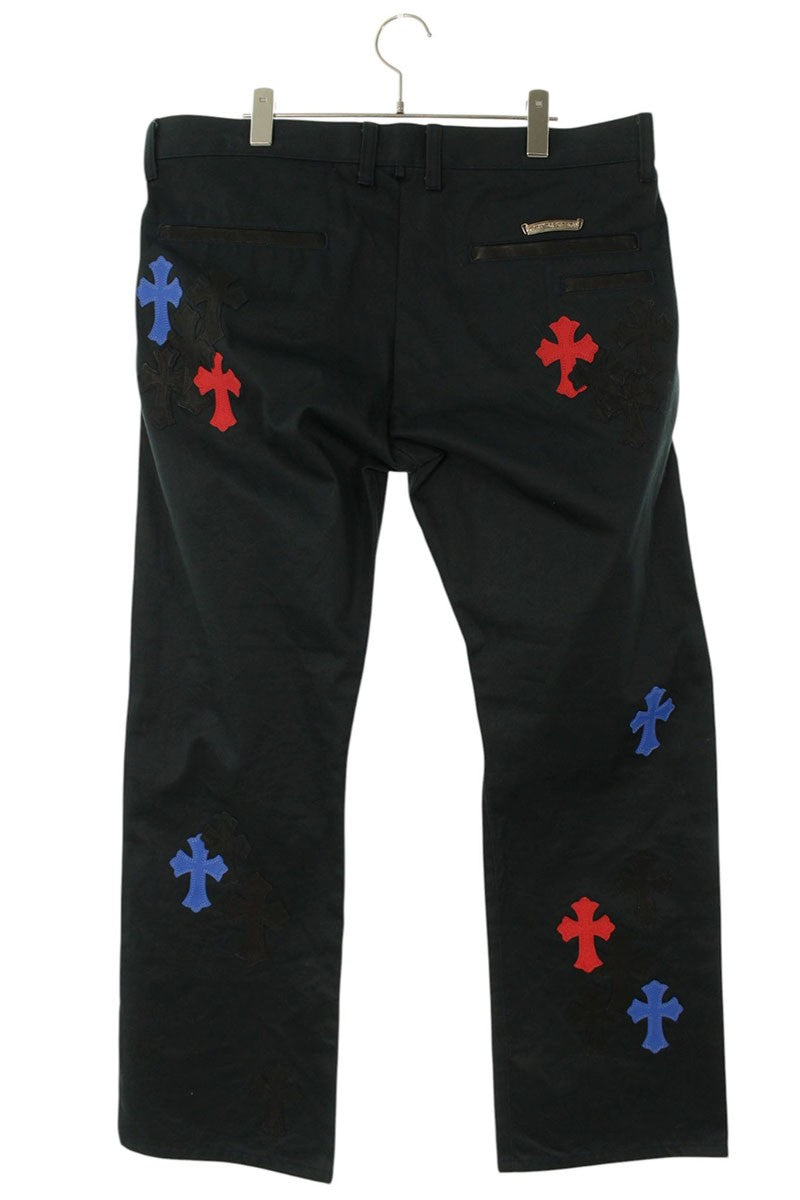 Chrome Hearts Multi-Color Cross Patch Chinos Size 36
