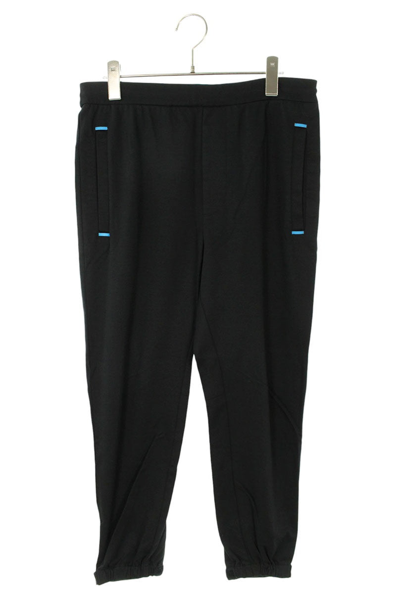 Prada Black & Blue Jersey Track Pants 18SS Size 28