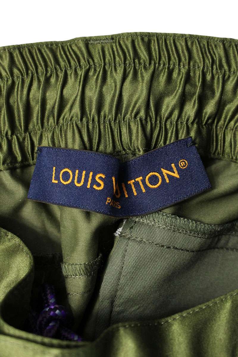 LOUISVUITTON 26SS Logo Embroidered Silk Blend Cargo Size 60