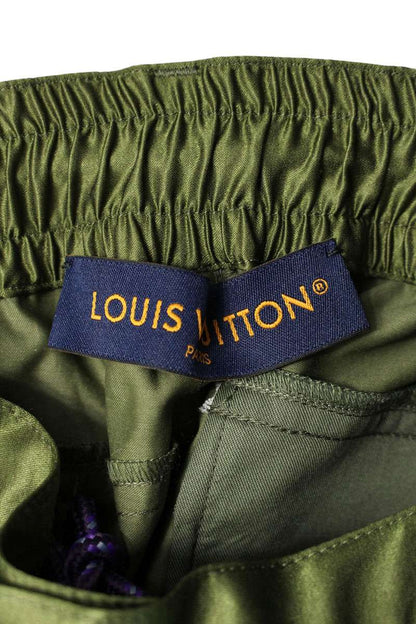 LOUISVUITTON 26SS Logo Embroidered Silk Blend Cargo Size 60