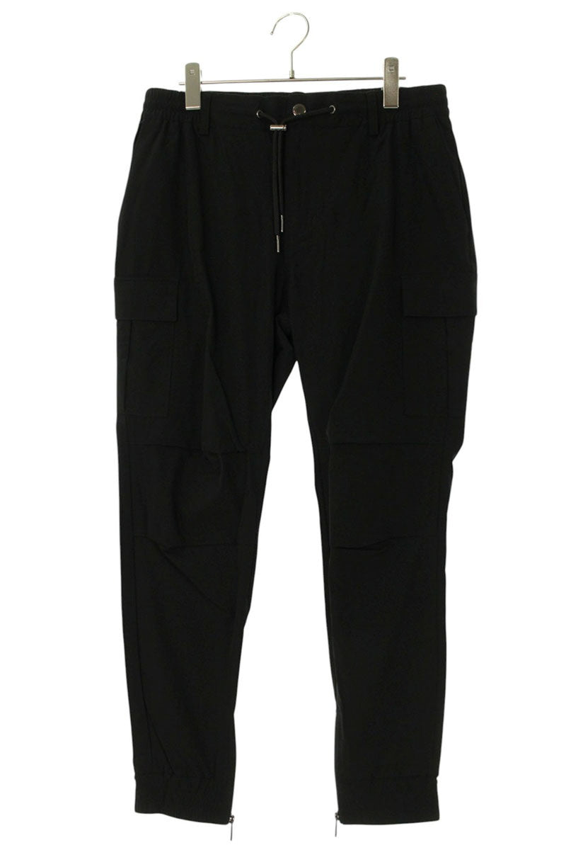 1piu1uguale3 Nylon Cargo Easy Pants Black Size 34