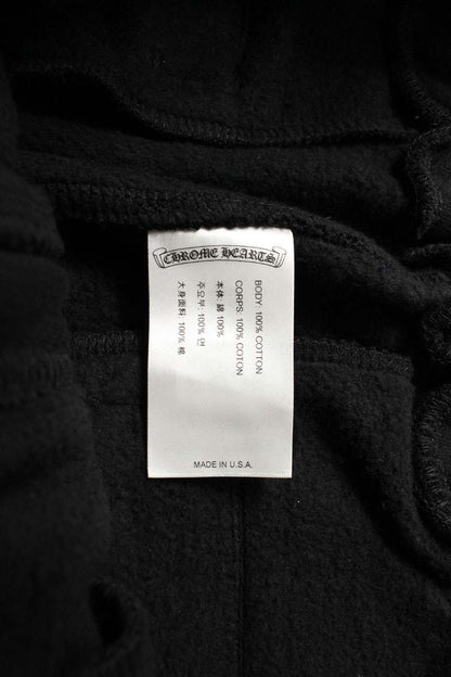 Chrome Hearts SWEAT PANTS Side Logo Print Black/Blue Size 34