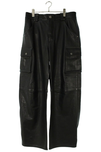 Chrome Hearts ARTICULATED Leather Long Pants Size 34