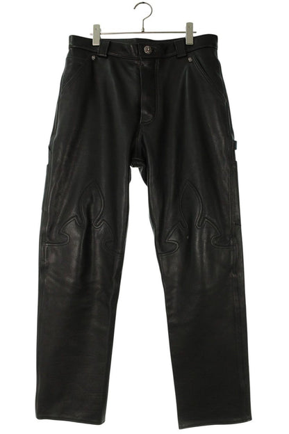 Chrome Hearts CARPENTER FLERKNEE LTHR Cross Ball Size 32
