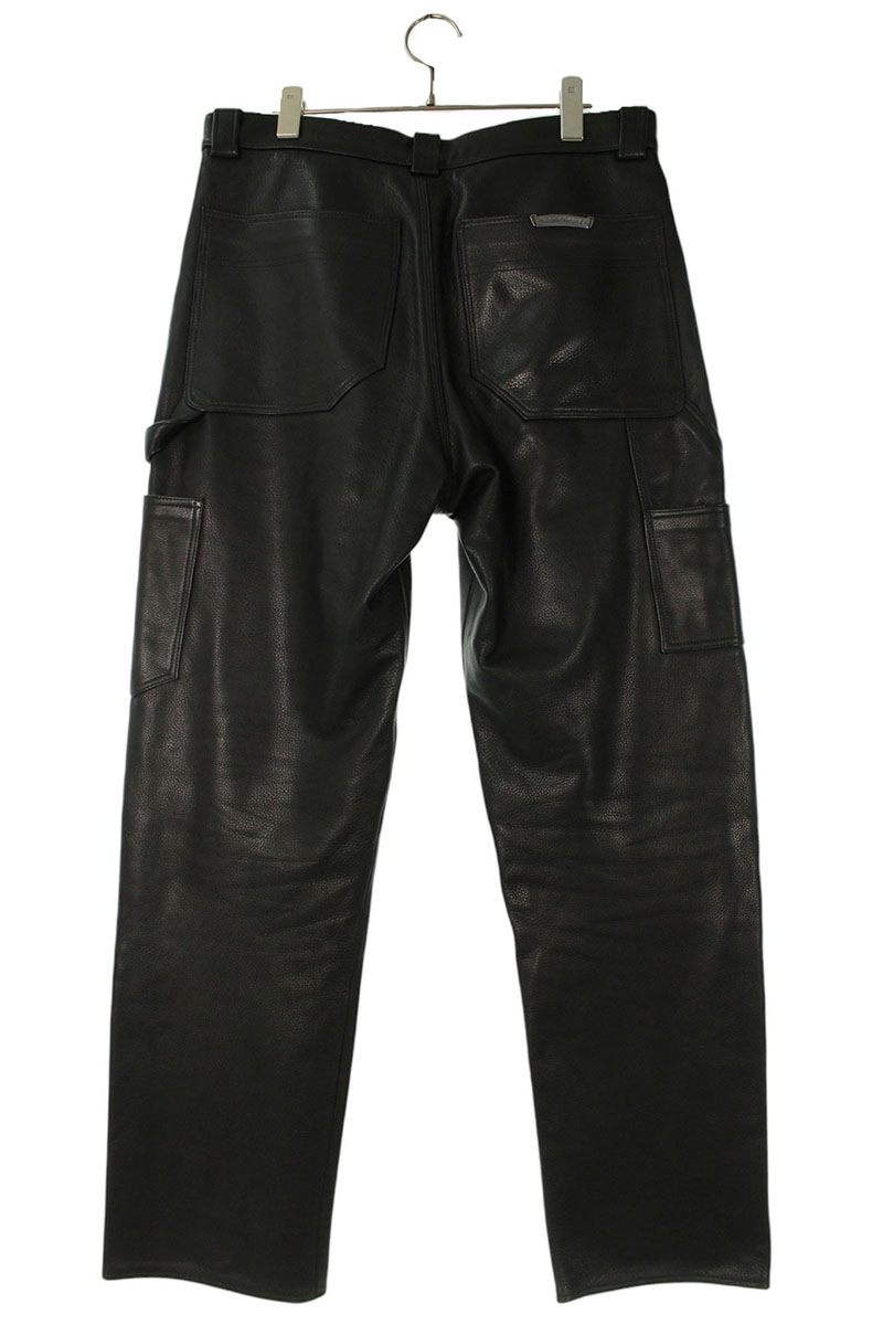 Chrome Hearts CARPENTER FLERKNEE LTHR Cross Ball Size 32