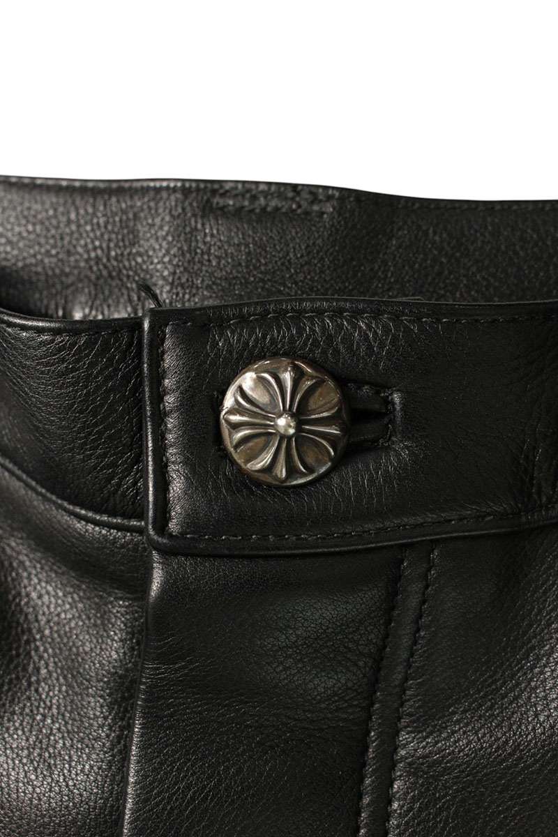 Chrome Hearts CARPENTER FLERKNEE LTHR Cross Ball Size 32