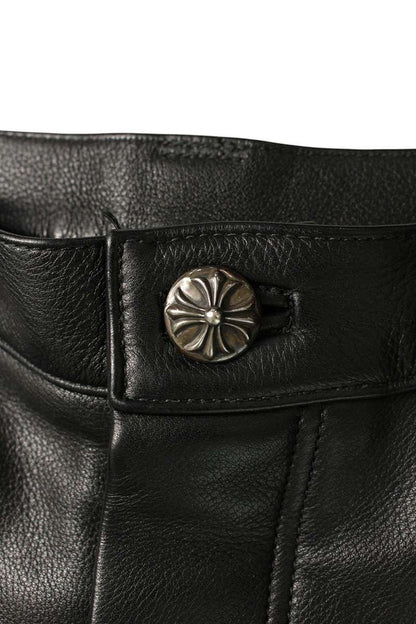 Chrome Hearts CARPENTER FLERKNEE LTHR Cross Ball Size 32