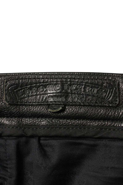 Chrome Hearts CARPENTER FLERKNEE LTHR Cross Ball Size 32