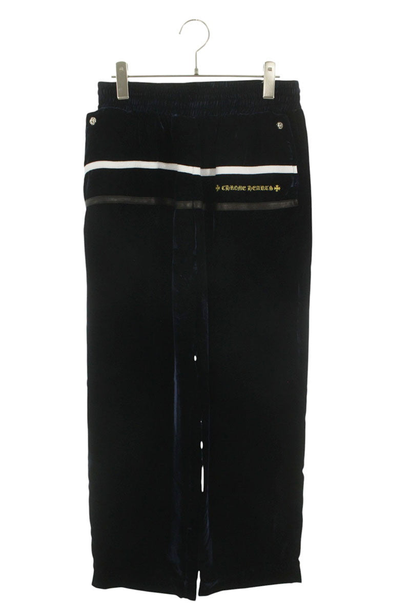 Chrome Hearts Velvet Tracksuit Pants Navy Size 30
